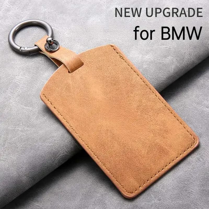 Portachiavi in pelle con supporto per chiave per auto con scheda NFC per BMW 1 3 5 7 8 Serie X1 X3 X5 X6 X7 F30 G20 G30 G01 F15 I3 M4 535L