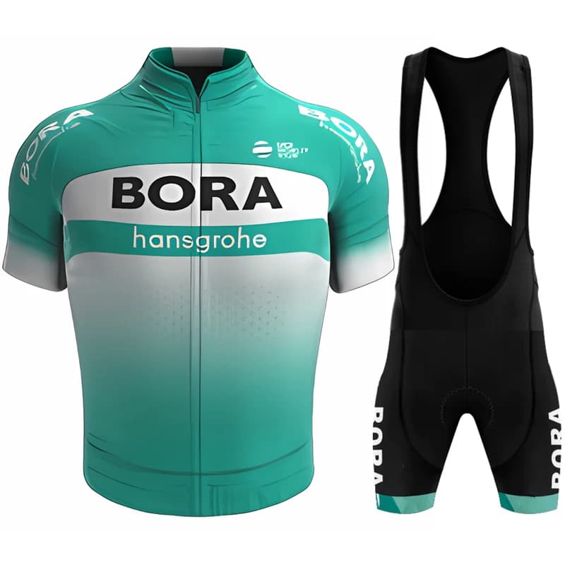 Complete with Cycling for Men, Knits and Shorts with Gel UCI BORA ALPECIN, Sporty Clothing from Bicycle, Sleeves Court with Bretelle