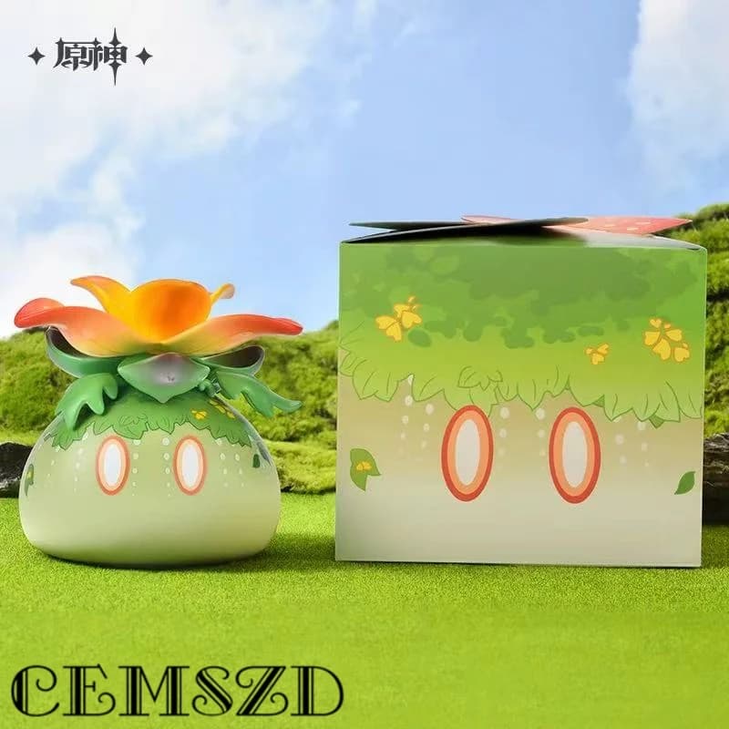Gioco ufficiale autentico Genshin Impact Slime Series Erba Slime Musica Umidificatore Regali di Natale di Halloween Ornamento cosplay Fai da te