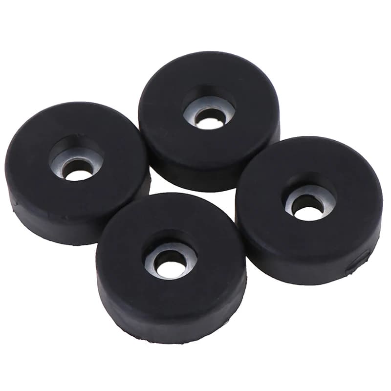 4 pezzi paraurti in plastica piedini per rondelle incorporati supporto per strumento 30x10mm