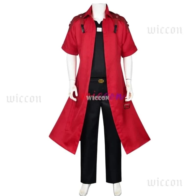 Devil Cos May Cry Dante Cosplay Uniformi da gioco da uomo Parrucca Poncho lungo rosso Set giacca Carnevale di Halloween Costumesc;3.k'6;daa;