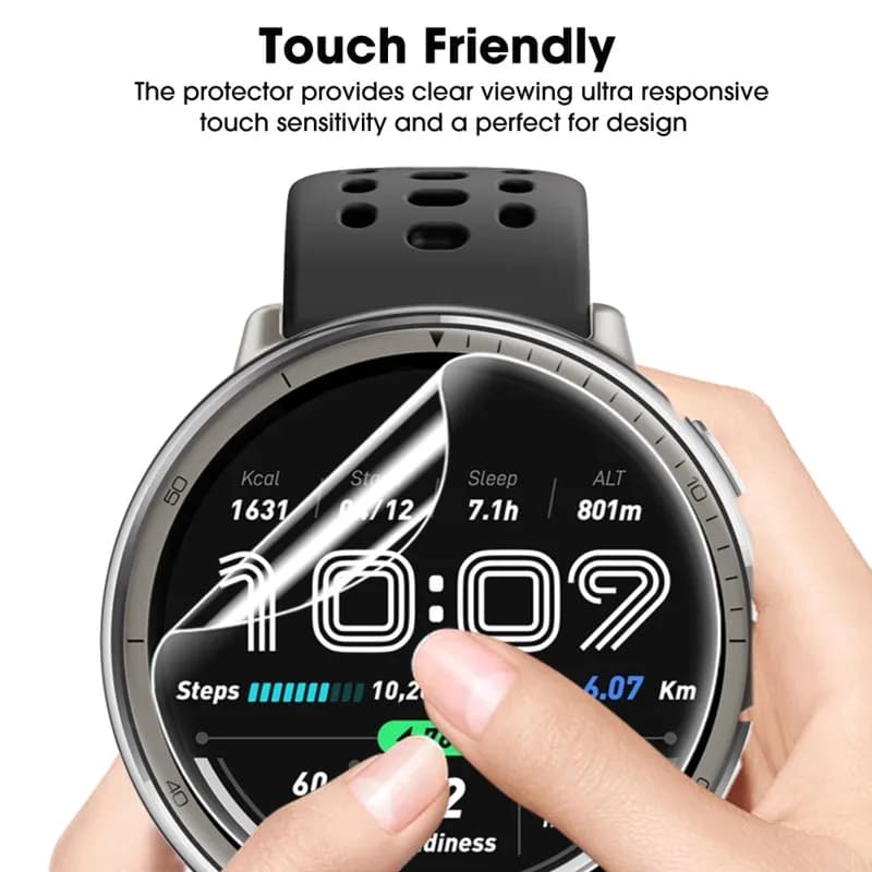1-20PCS Hydrogel Film for Amazfit Active 2 Smartwatch HD Clear Shatterproof Screen Protectors for Amazfit Active 2 Soft Films