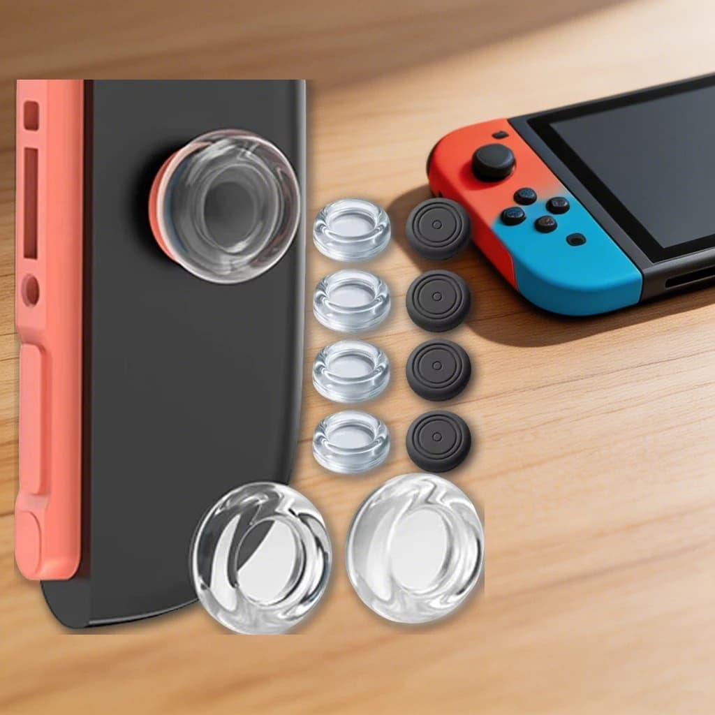 Copri Joystick in Silicone Antiscivolo per Nintendo Switch 2 NS2, Protezione per Stick Analogico del Controller