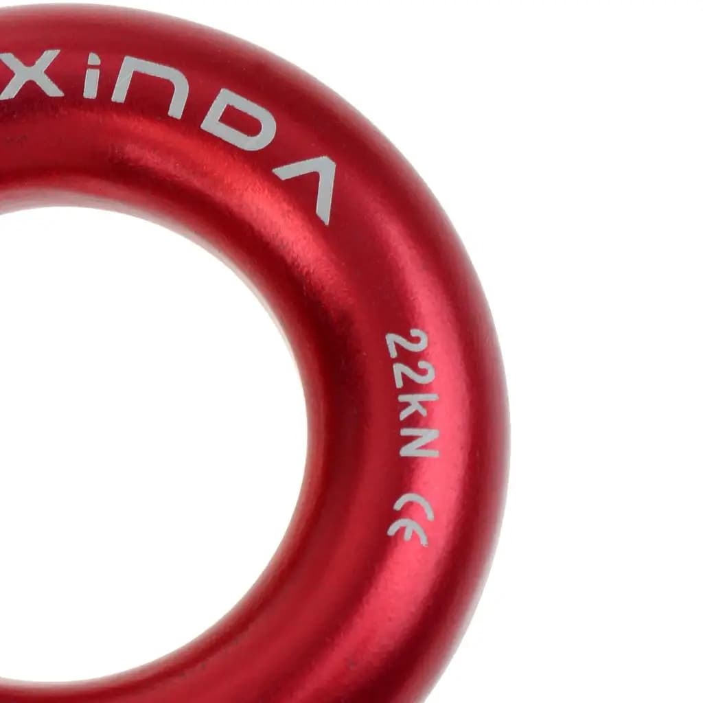 Ultra Light Rappel Ring Durable Connector Rock Climbing Rope Anchor for Tree Rigging Support