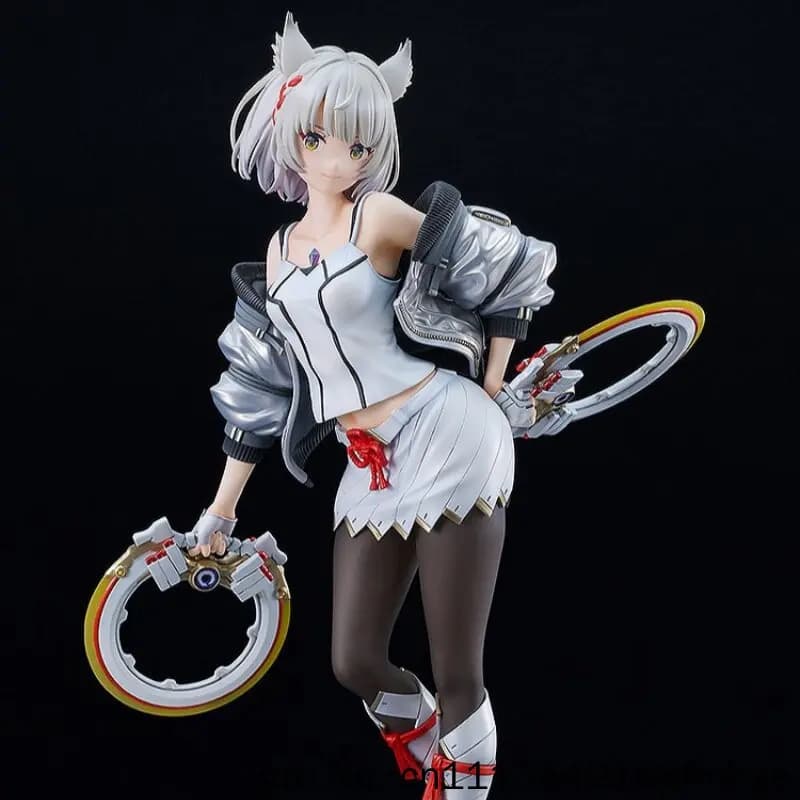 Gw Full Painted Xenoblade Chronicles 3 Mio Figure Cat Ear Beautiful Girl Anime Collectible Pvc Model For Adult Collection