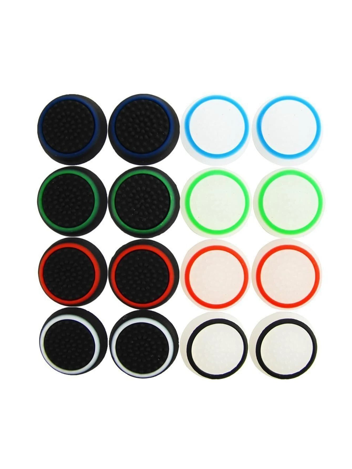 Copertura del cappuccio con impugnatura per levetta in silicone bicolore per Playstation 5 PS5 PS4 Slim/Pro Xbox Series x/s Controller di gioco thumb Grip caps