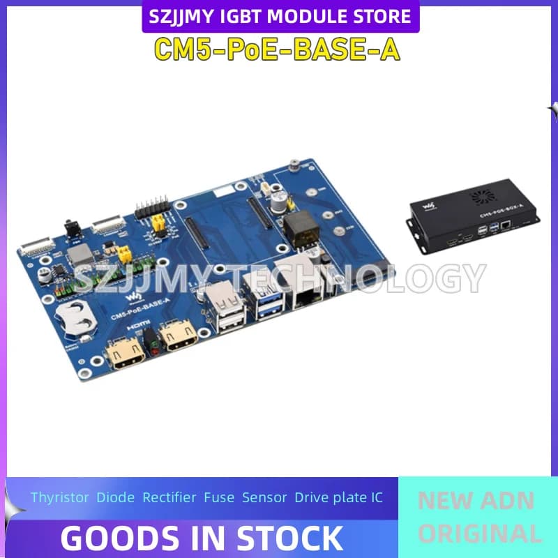 Raspberry Pi CM5 Computing Module Core Board Bottom Plate Compute Module 5 PoE Expansion Board