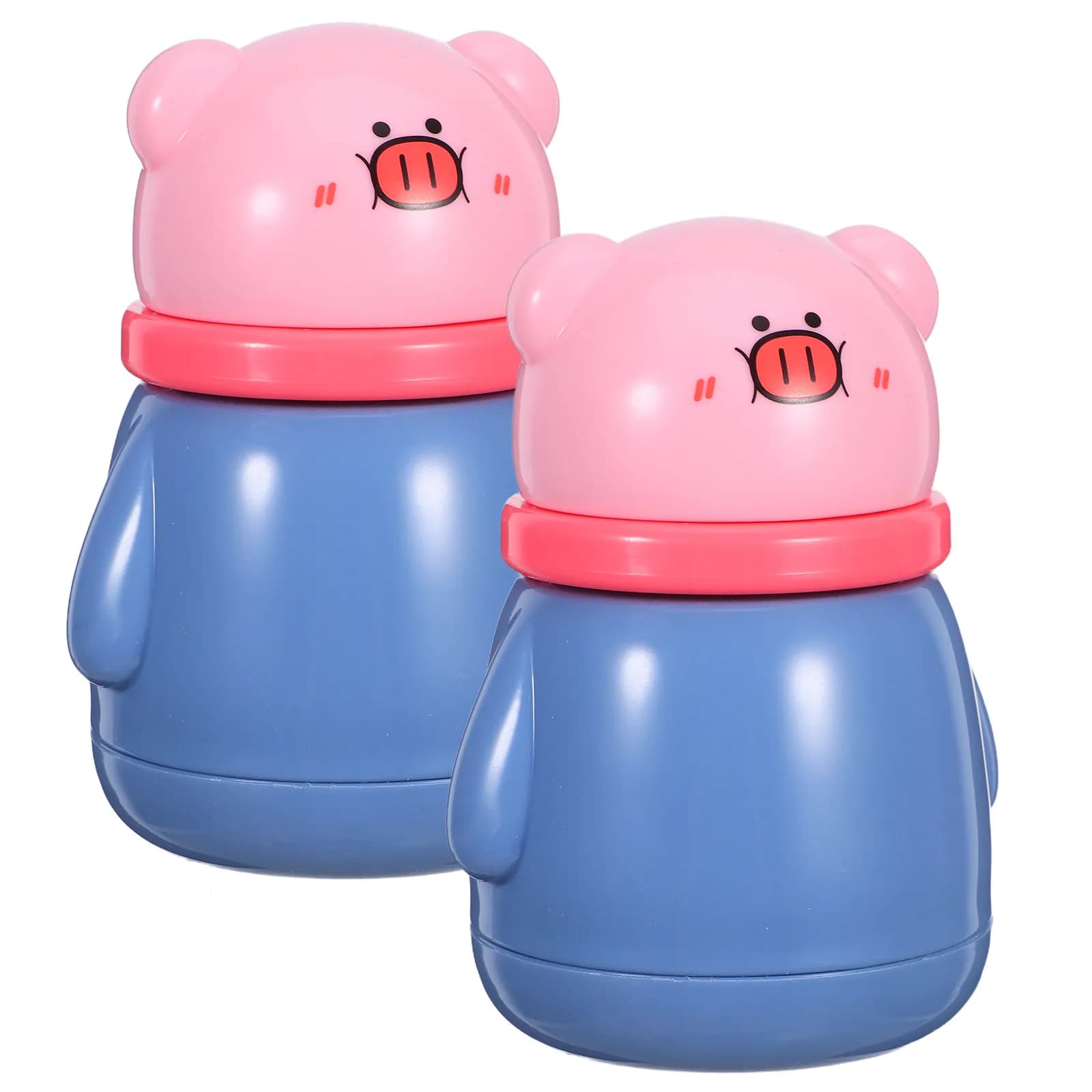 2Pcs Baby Powder Puff Storage Box Compact Portable Talcum Powder Dispenser for Infant Body Care Travel Daily Use
