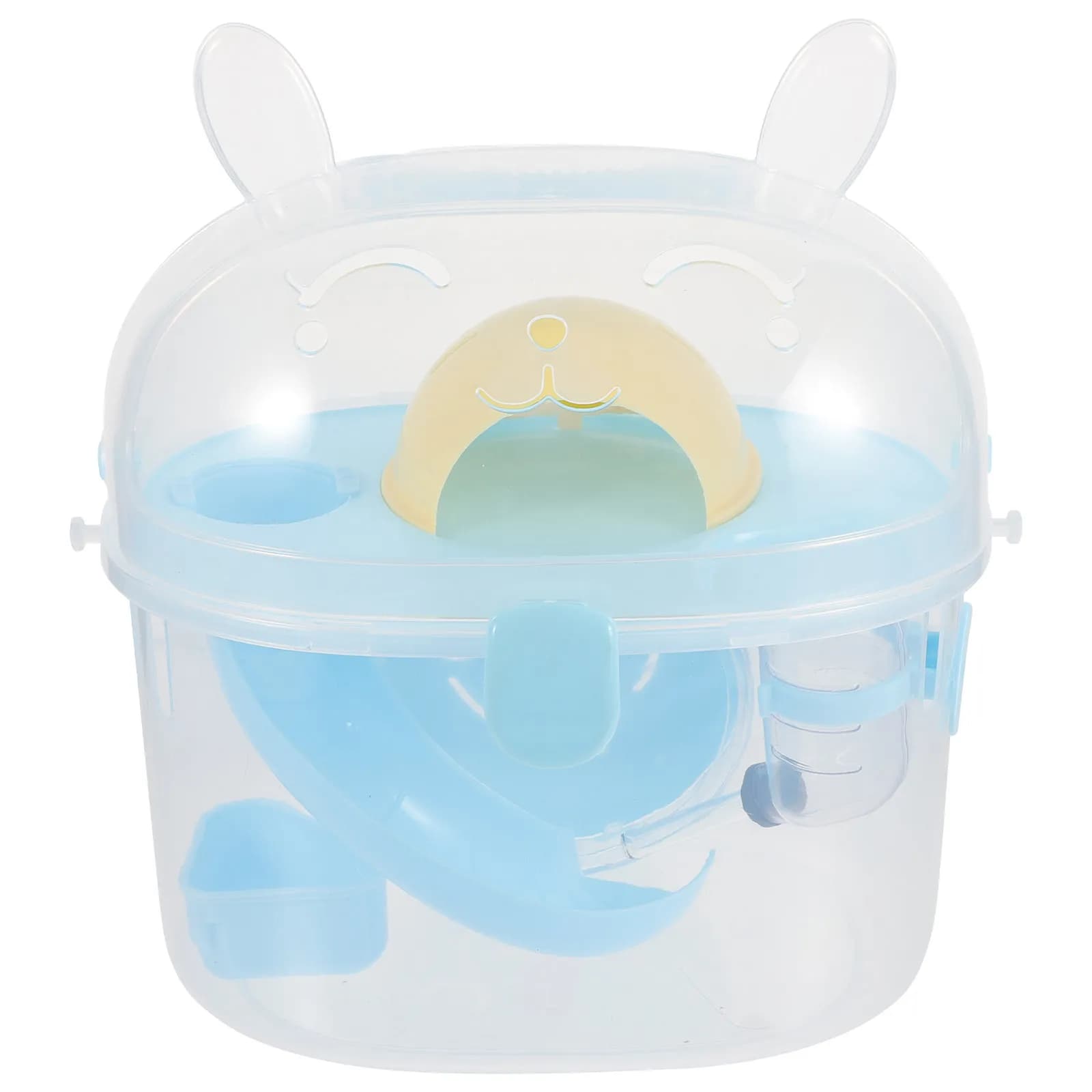 Trasportino Portatile in Plastica per Animali Domestici, Gabbia da Viaggio per Criceti, Contenitore per Piccoli Animali, Gabbia da Esterno, Contenitore Portatile per Criceti