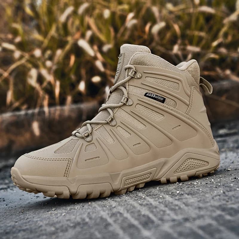 Scarpe da arrampicata da uomo antiscivolo stivali da allenamento tattici da combattimento all'aperto antiusura risposta rapida escursionismo pesca caccia sneakers