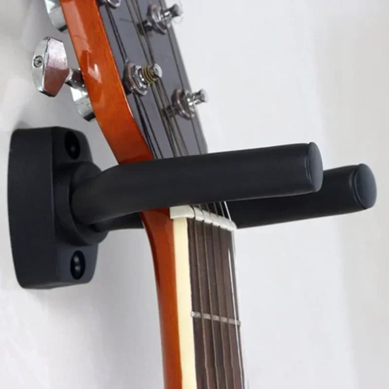 1pc montaggio a parete gancio per chitarra gancio supporto antiscivolo per chitarre acustiche elettriche strumento per corde per Ukulele basso