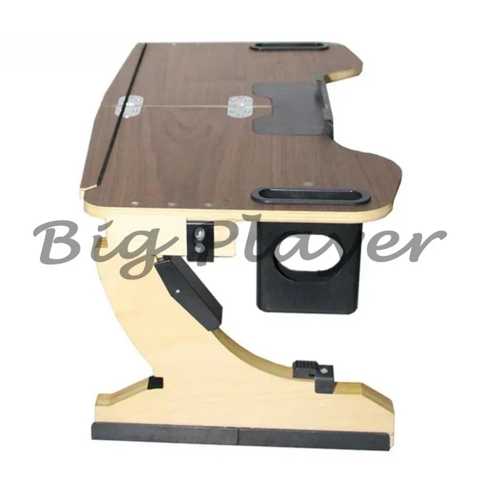 Multifunctional Wooden Foldable Laptop Desk 360 Degree Adjustable Portable Notebook Stand for Home