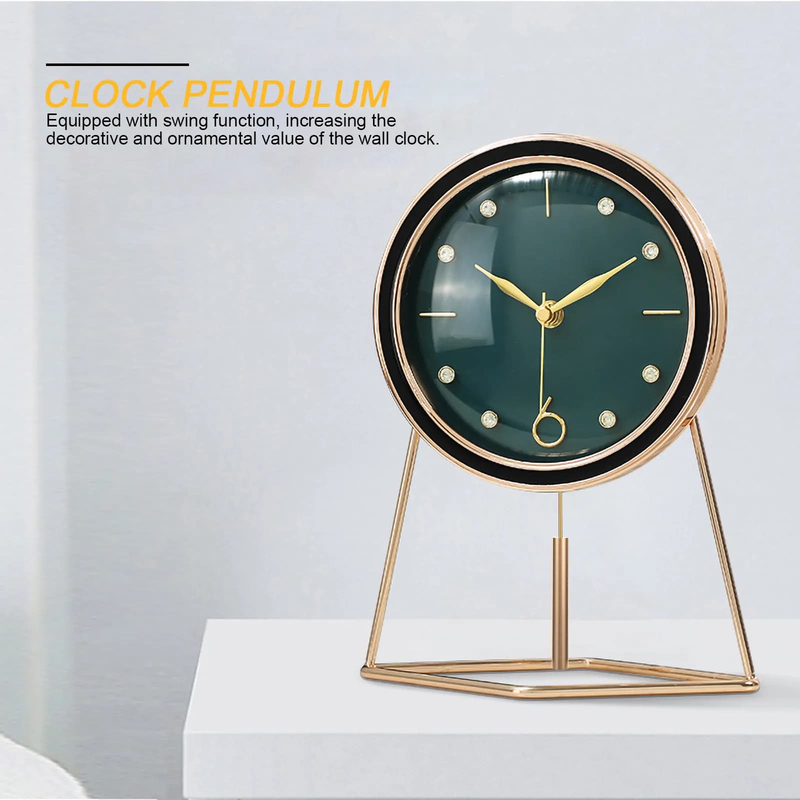 High-Durability Metal Pendulum Replacement for Wall Clocks Quartz Clock Movement Part Sleek Minimalist Design Office Bedroom