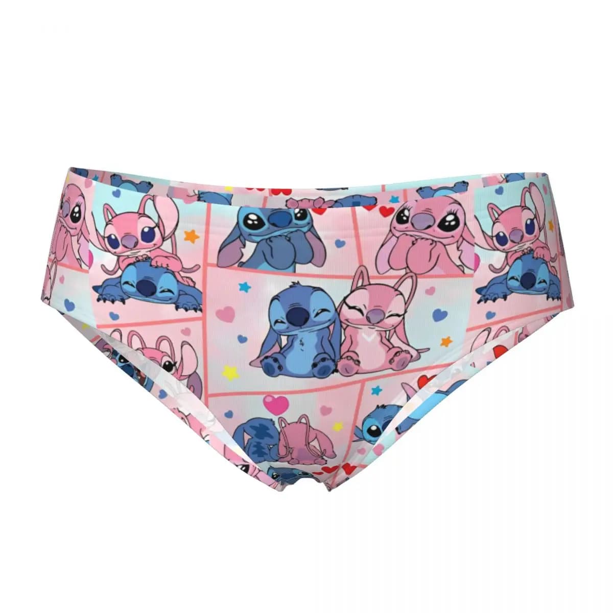 Slip da donna con cuciture a cartoni animati, mutandine divertenti, slip femminili in poliestere, taglie S-4XL