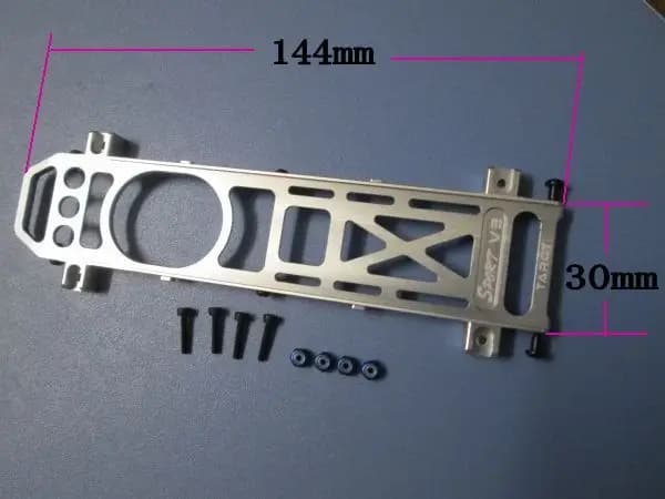 450 Sport V2 Part of the helicopter Update tarot Lower metal plate made of high light strength CNC TL45150-02 TL45087-02