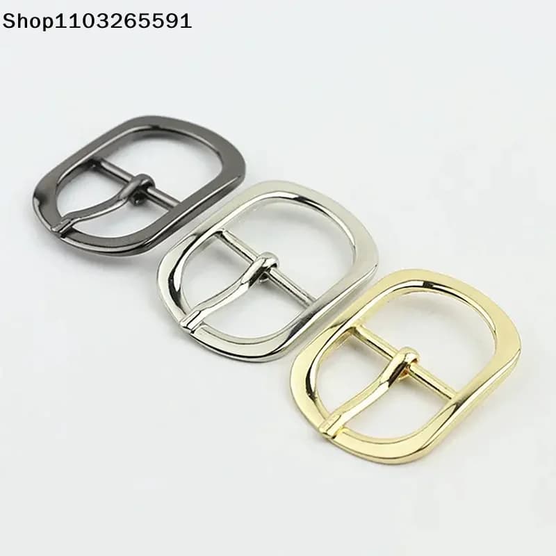5Pcs 12/18/25mm Men Women Metal Belt Buckles Bag Shoes Pin Buckle Handbag Strap Clasp DIY Leather Crafts Accessories
