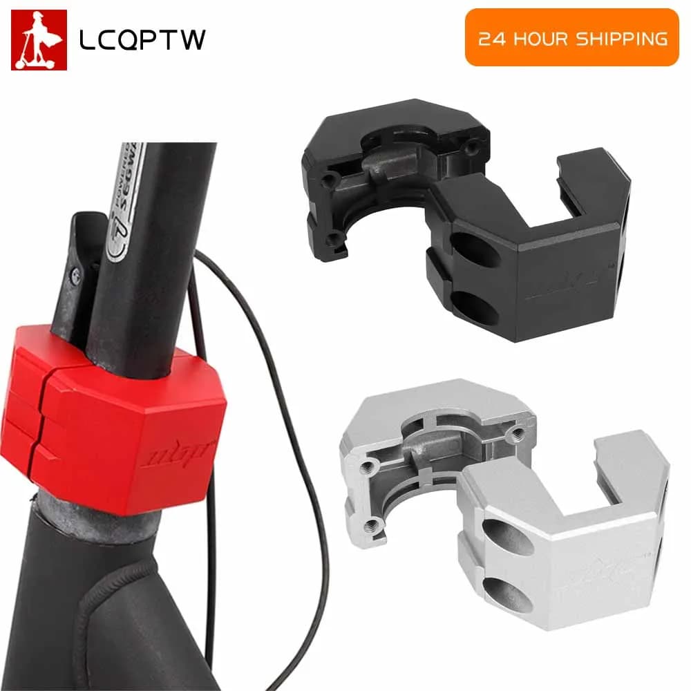 Protezione di fissaggio con morsetto pieghevole per supporto Max G30 in alluminio premium per parte asta verticale per scooter elettrico Ninebot Max G30 G30LP/E