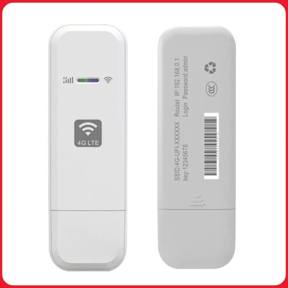 Router WiFi USB 4G LTE 150Mbps, Adattatore di Rete Wireless con Slot per Scheda SIM, Plug and Play, Versione Europea per Viaggi all'Aperto