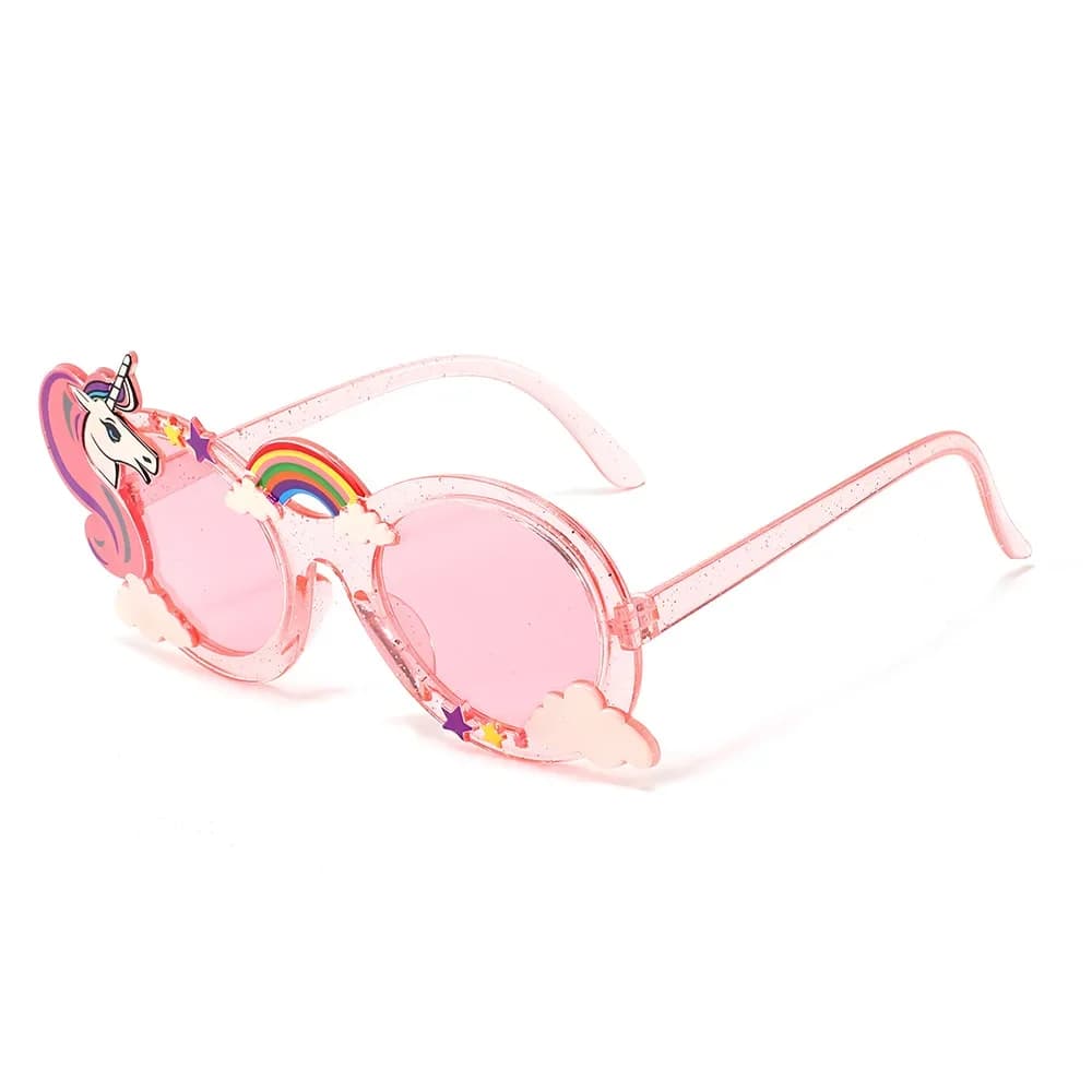 Children's Cartoon Unicorn Sunglasses Kids Boys Girls Cute Rainbow Sun Glasses Party Prop Birthday Party Decoration