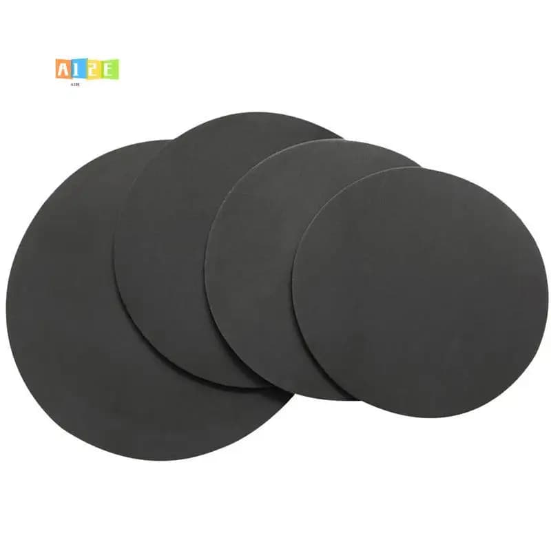 Kit di 4 Pad per Pratica Batteria A12E, Pad Fonoassorbenti in Schiuma, Accessori per Strumenti, Set Jazz, Pad per Rullante, Accessori Insonorizzanti