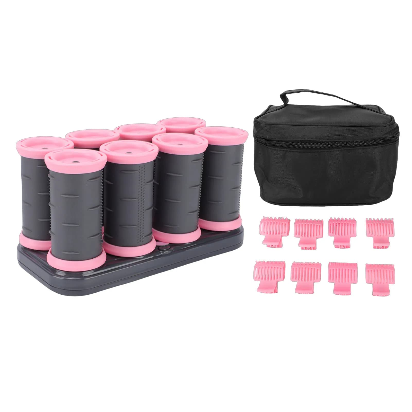 Set of 8 35mm Electric Bigodini, Hair Harness Kit with Quick Heating, Long-Term Curls, Electric Bigodini for Hair Styling