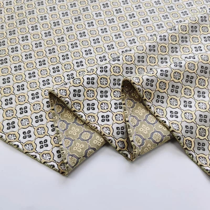 European-style Yarn-dyed Jacquard Fabric Men's Dress Suit Windbreaker Brocade Fashion Cloth Diy Sewing Material Per Meter