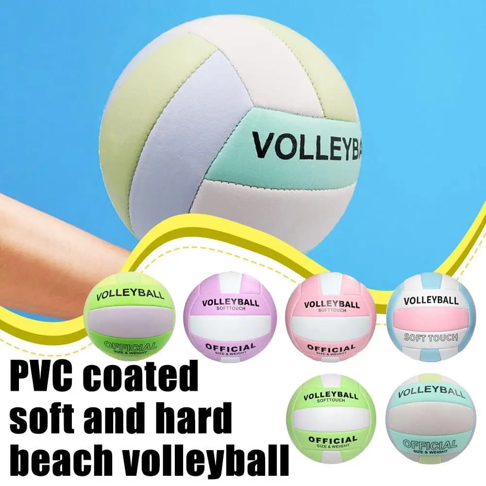 1PCS PVC Volleyball Size 5 Official Training Competition Ball Waterproof Durable For Indoor Outdoor Beach No. 5 Volleyball Gift