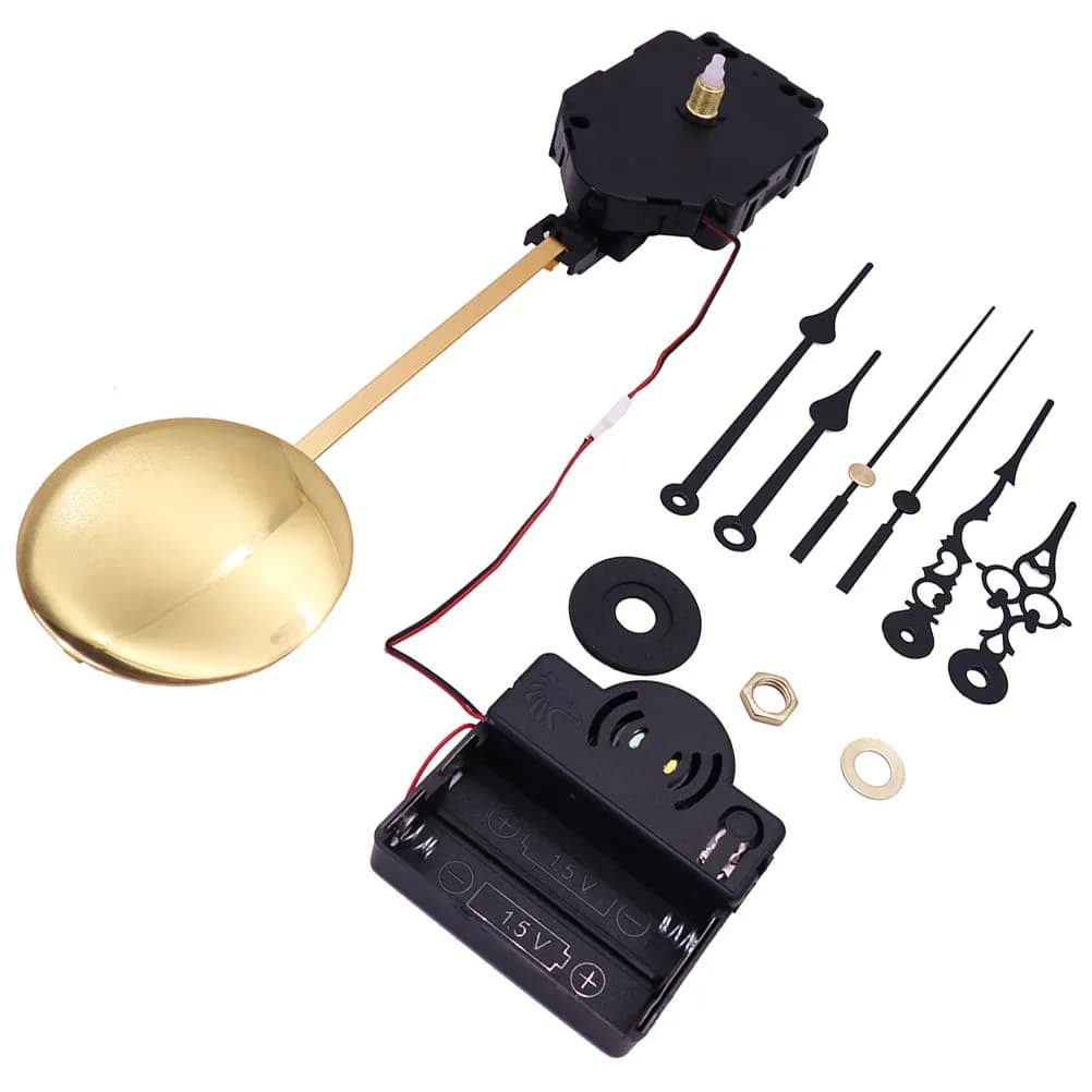 Kit Professionale per Movimento a Pendolo per Orologi Fai-da-Te e Carillon, Facile Installazione, Manopola di Regolazione Oraria