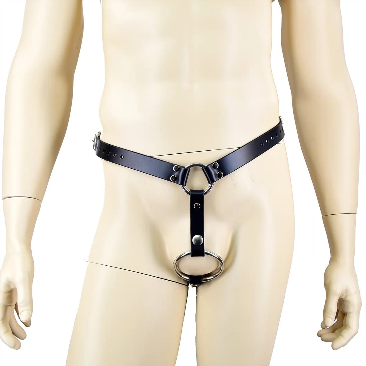 Giocattoli sessuali fetish BDSM bondage con plug anale in pelle sexy per tappi di testa di dimensioni base fino a 2 pollici