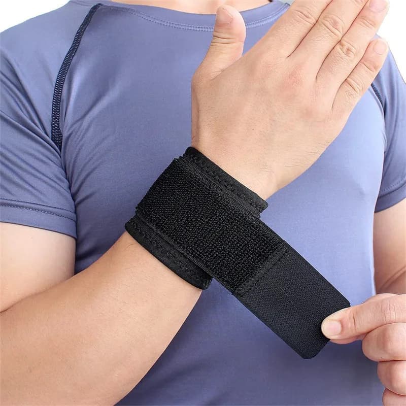 Supporto per il polso Cinturino da polso regolabile Protezione sportiva Borsa da polso Fitness Ufficio Sollievo dal dolore Protezione per benda fissa sportiva