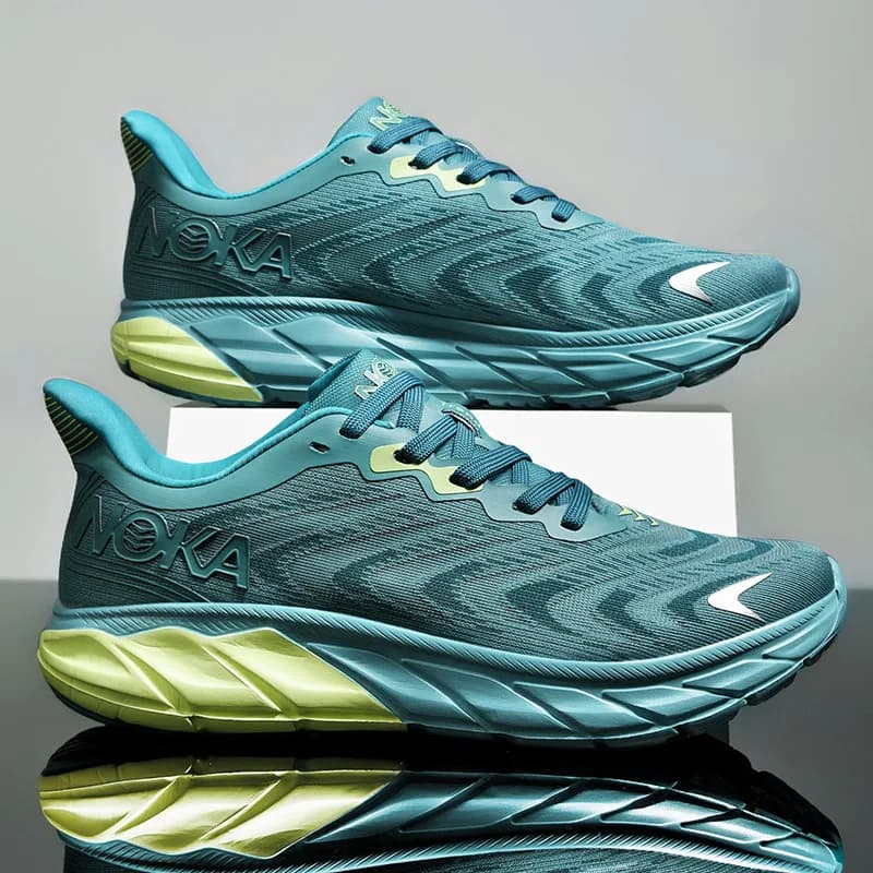 Scarpe da corsa da uomo di marca Leggere e traspiranti Comode scarpe da ginnastica imbottite con rimbalzo per uomo Scarpe da ginnastica da uomo da palestra