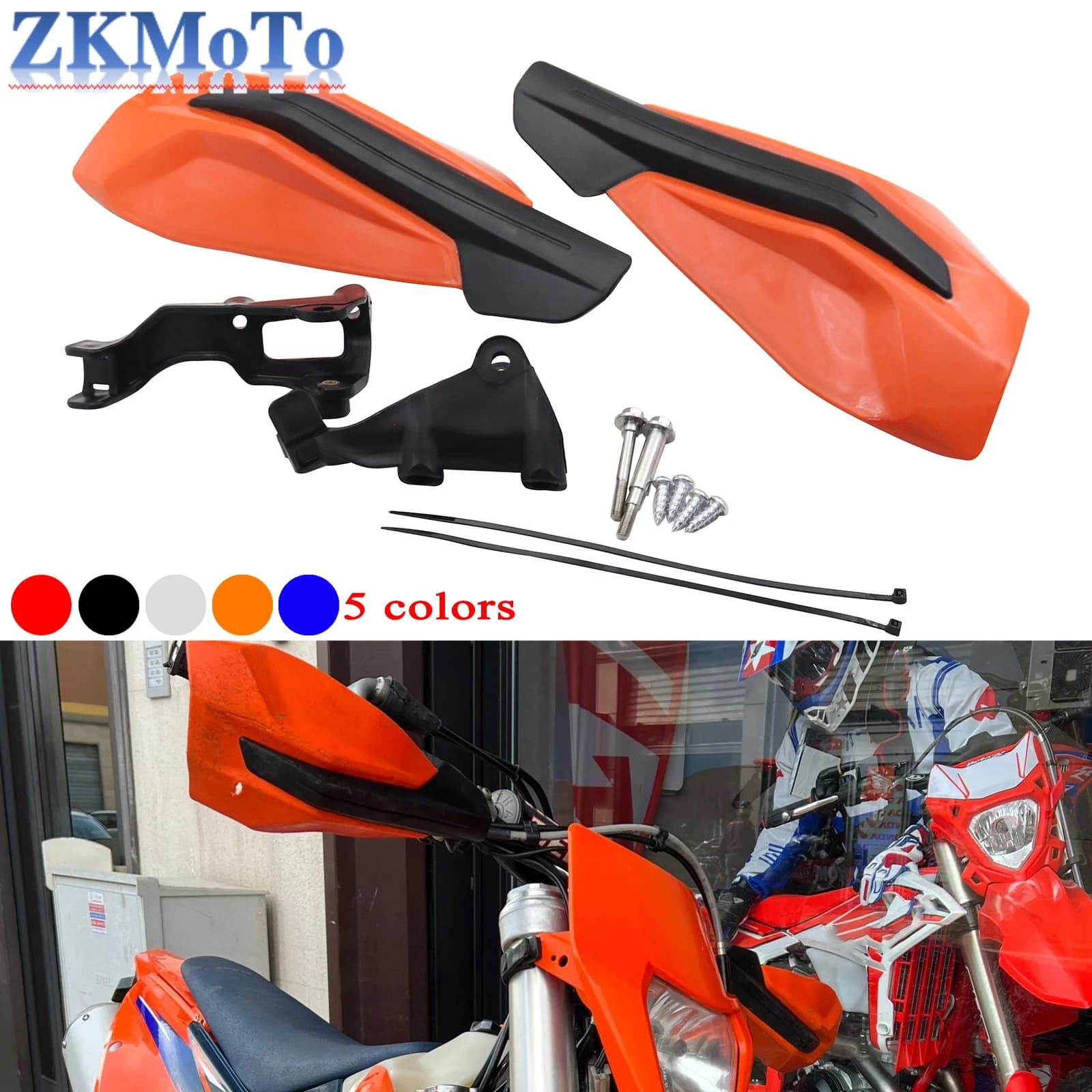Moto Manubrio Maniglia bar Guardie Paramani Per KTM SX SXF EXCF 50 65 85 125 150 250 350 450 500 2017-2020 XCW XCF XC