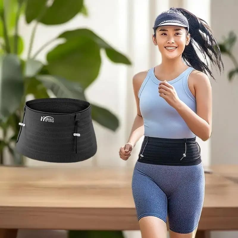 Gym Bag Running Belt Invisible Waist Bag Slim Large Capacity Marathon Running Bag Thin Multi-function Sports Phone Bag Men Women