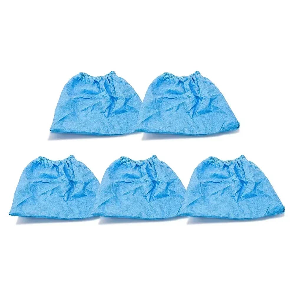 Confezione da 5 sacchetti filtro in tessuto Parkside per PNTS 1300 C3 IAN 102791 Protegge il motore e garantisce prestazioni efficienti dell'aspirapolvere