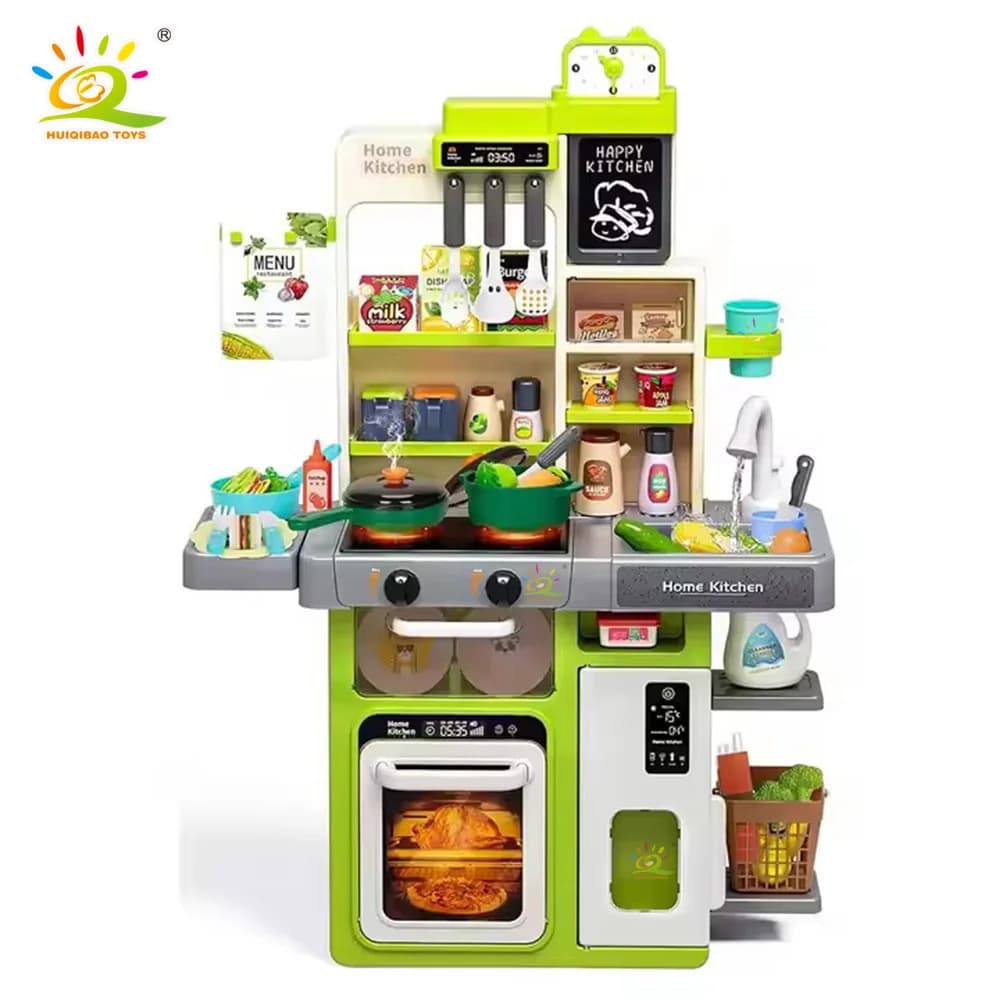 Il nuovo tavolo da cucina simula le funzioni di cottura della cucina Giocattolo elettrico Gioco di ruolo per bambini Giocattolo educativo