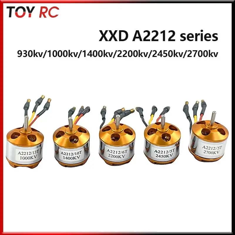 Brushless Xxd A2212 930kv 1000kv 1400kv 2200kv 2450kv 2700kv for Aeromodelli RC, Droni Multirotore ala Fissa e FPV