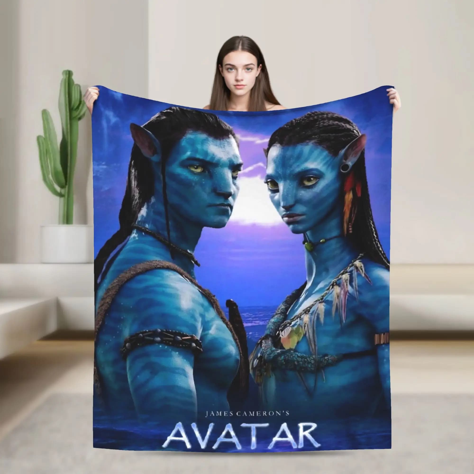 Films Avatar Blanket Quality Super Soft Throw Blanket Autumn Kids Adult Couch Chair Print Bedspread