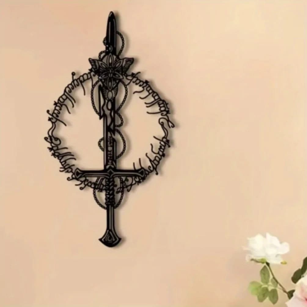 Cif Purchase of Iron Wall Decor, Magic Kingdom Theme, with Ringed Sovereignty Design, Home Office Gift