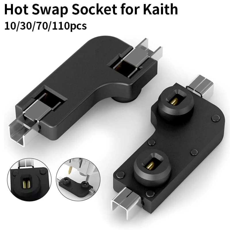 10/30/70/110pcs Kailh Hot Swapping PCB Socket Mechanical Keyboard Hot Swap Dock for Outemu Cherry MX Switches DIY Connector
