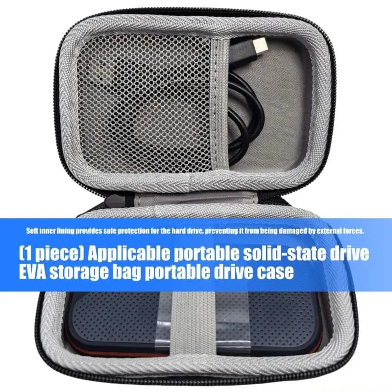 Custodia da viaggio antiurto Custodia antiurto per SSD esterno Comoda soluzione archiviazione per i tuoi file