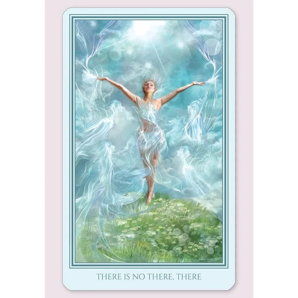 10.4cm X 7.3cm luminoso Humanness Oracle Deck gioco di carte 44-Card Oracle