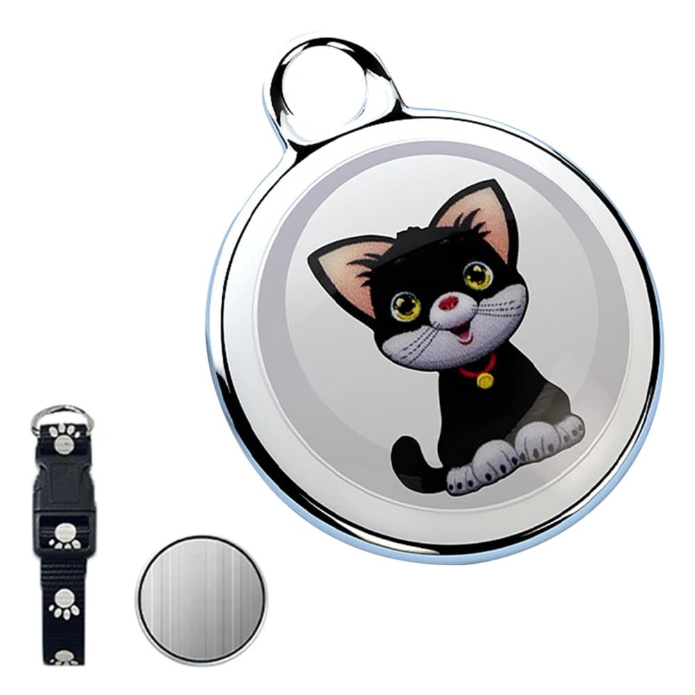 Localizzatore GPS per Cani B17B - Collare di Tracciamento Impermeabile IP65 Compatibile con Qualsiasi Collare (Android e iOS Universale)