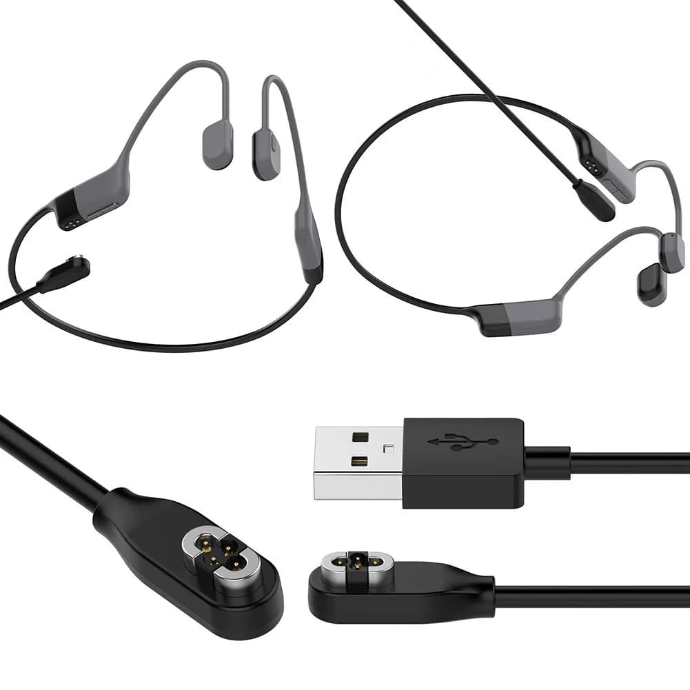 Cavo di Ricarica Magnetico USB Compatibile con Smartwatch e Auricolari Wireless, Lunghezza 1M, Ricarica Rapida per Dispositivi Mobili