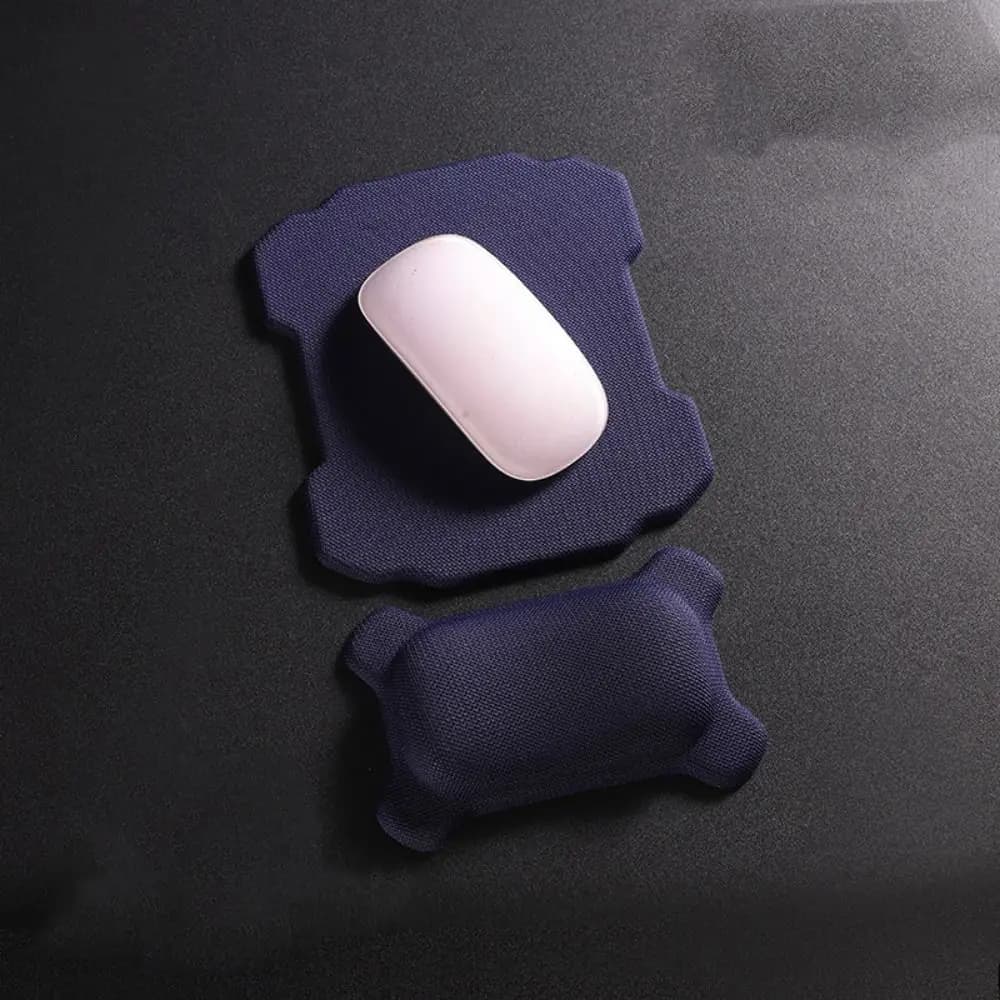 1/2 pz. Tappetino ergonomico per mouse con supporto per polso a lento ritorno, antiscivolo e confortevole