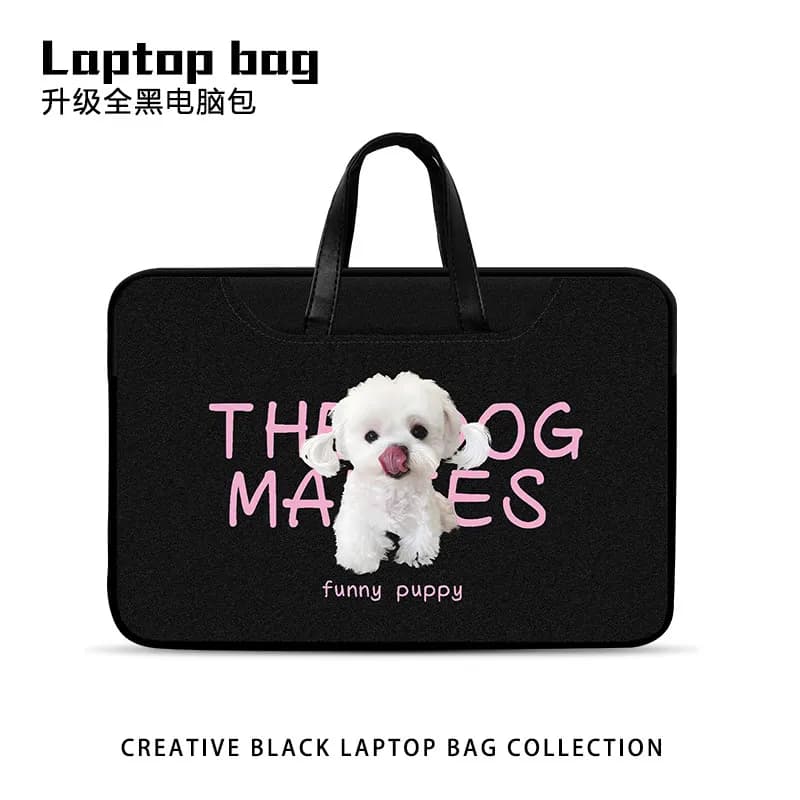 Custodia Protettiva per Laptop con Simpatici Animali Cartoon, Borsa per MacBook 12 13 14 15 16 Pollici, MacBook Air, Asus, Huawei - Idea Regalo