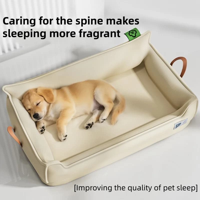 Orthopedic Dog Bed Sofa Detachable Rectangle Pet Bed Waterproof Non Slip Bottom Machine Washable for Medium Large Dogs Indoor