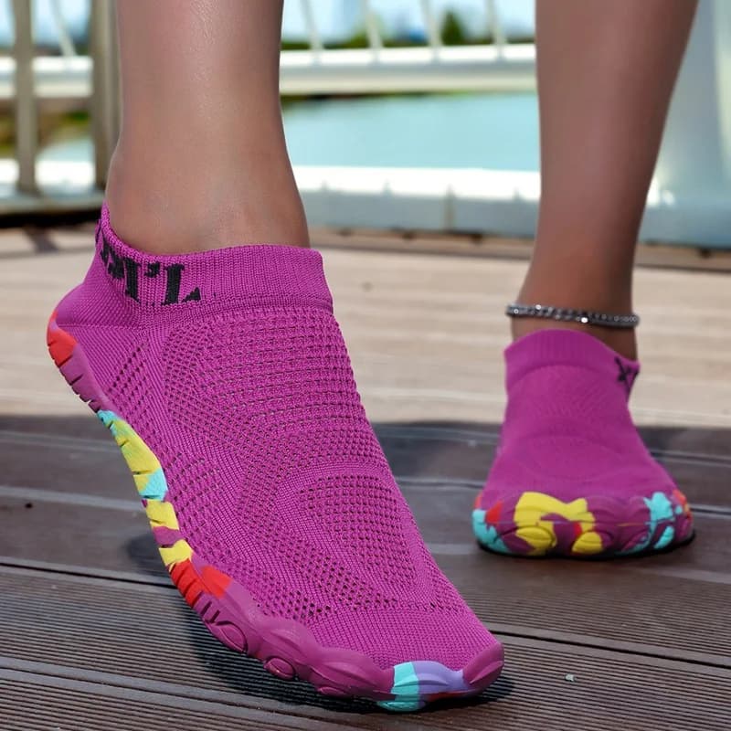 YRZL Scarpe da acqua da uomo Scarpe da acqua antiscivolo leggere ad asciugatura rapida per nuoto Spiaggia Corsa Pesca Sport Sneakers Scarpe da acqua