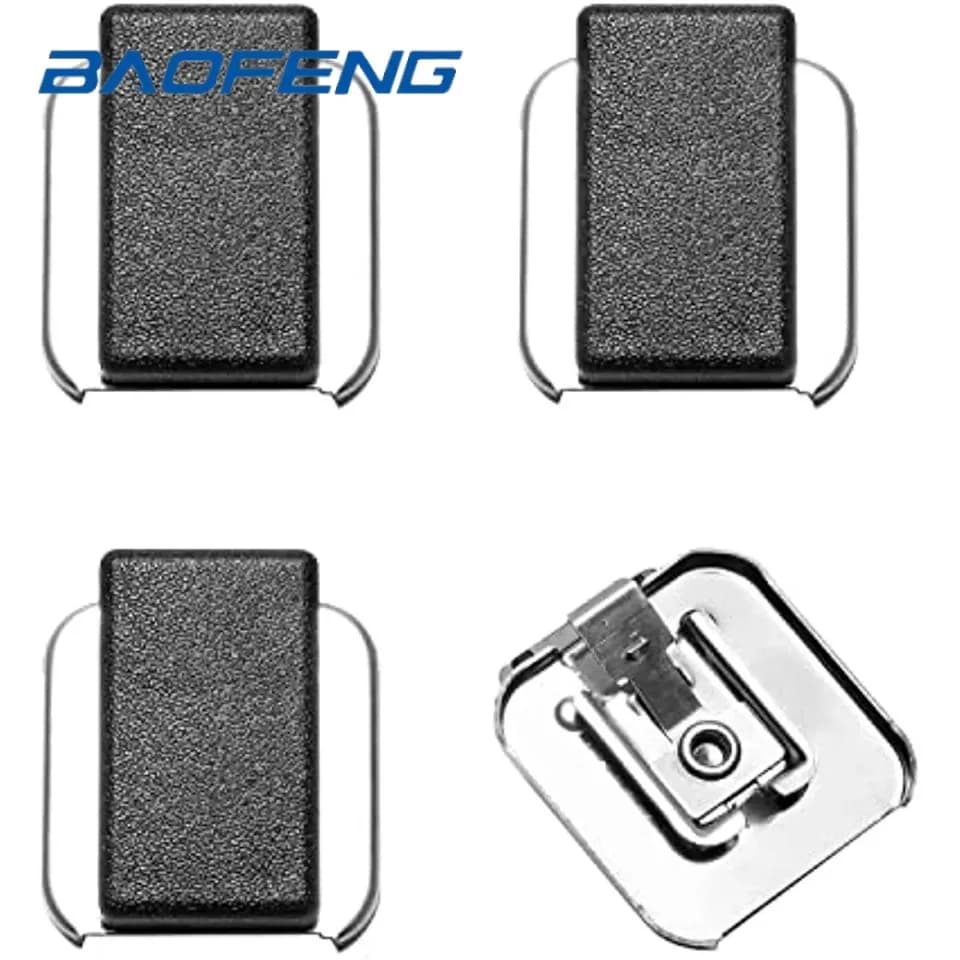 Clip da cintura per microfono di ricambio da 4 pezzi per walkie-talkie Motorola PMMN4013 PMMN4013A PMMN4025 MIC altoparlante