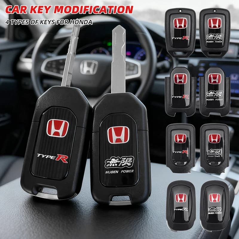 Custodia Protettiva per Chiave Auto Telecomando Accessori per Honda Civic Fit Jazz Accord CRV City Odyssey Passport Pilot Vezel