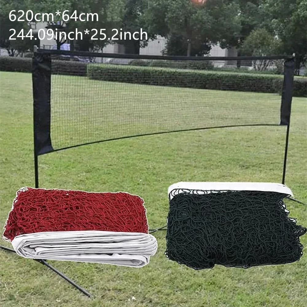 Network Training Network from Badminton Standard Sports Network to Replace Outdoor Tennis Volleyball Network 6.2m * 0.64m Sports Entertainment